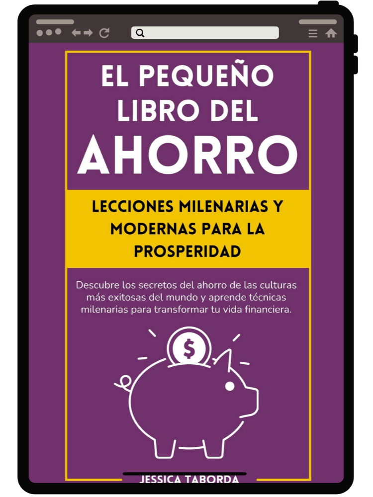 Mock up Kindle Pequeno libro del ahorro