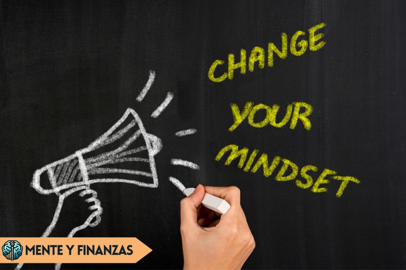 Persona visualizando éxito financiero y atrayendo abundancia